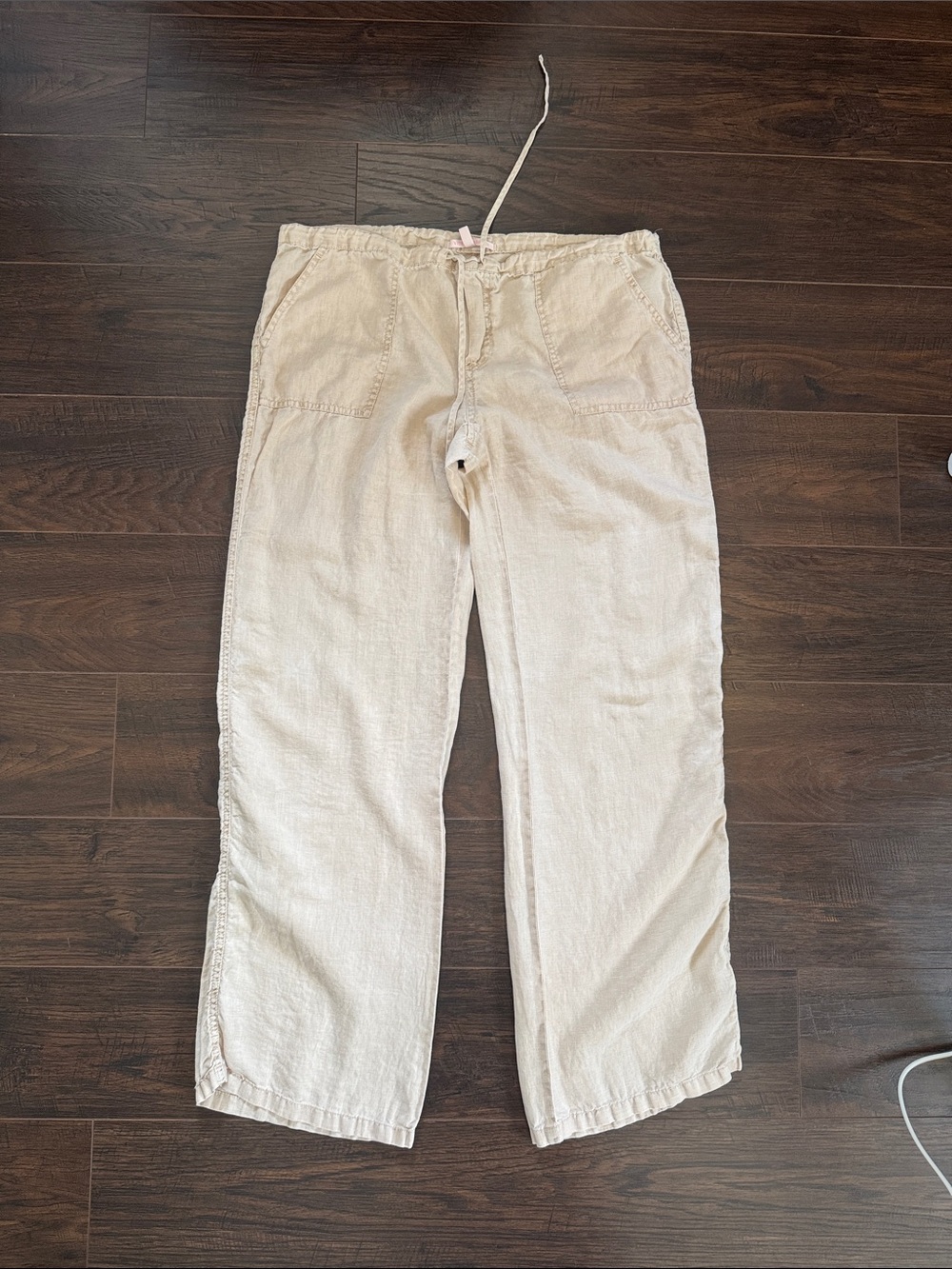 Victorias Secret Linen Drawstring Pants